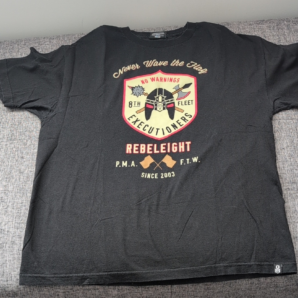 Rebel Eight Black Graphic Tee